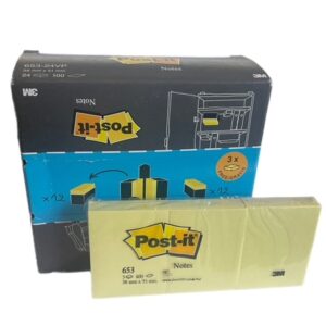 Karteczki samoprzylepne Post-it®3x100 szt. 38 x 51 mm